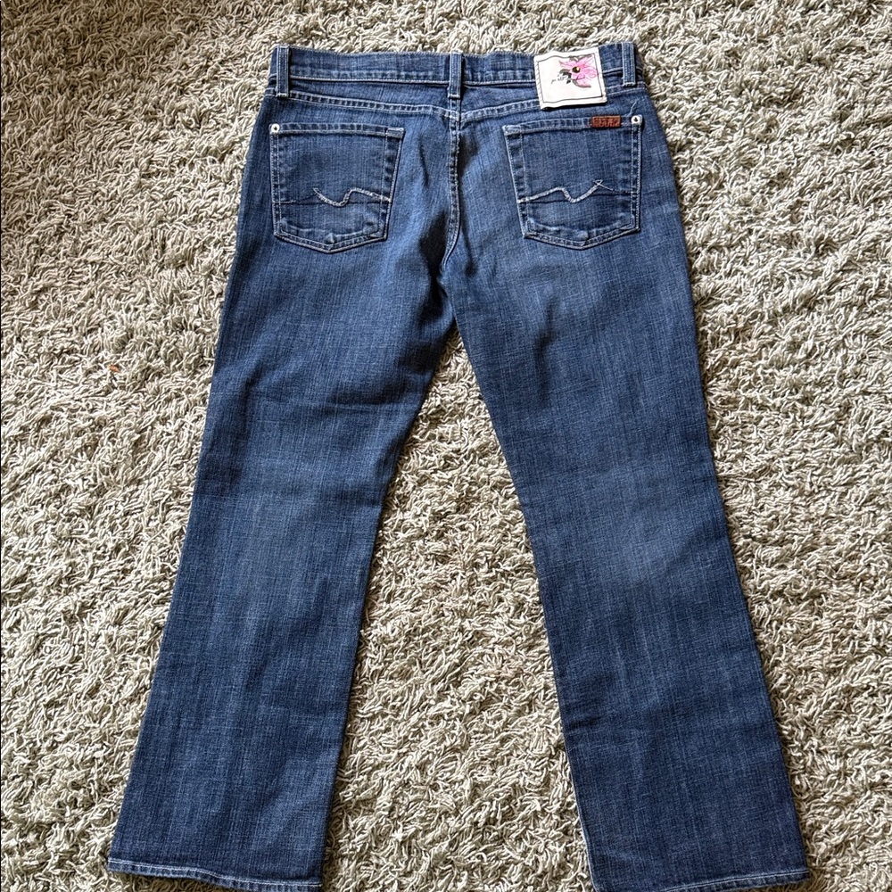 7 For All Mankind Women's Denim Jeans Lowrise Bootcut 30